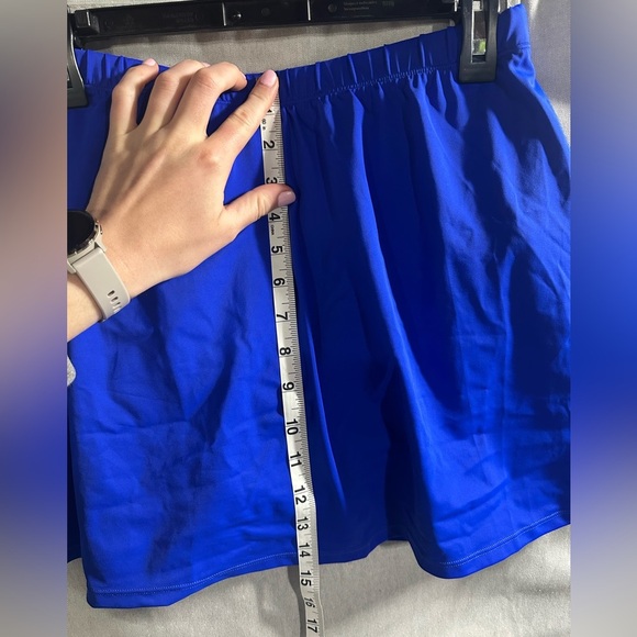 Kim Gravel x Swimsuits For All Side‎ Slit Swim Skirt Size 10 Blue Dazzle A590018 - Picture 7 of 7